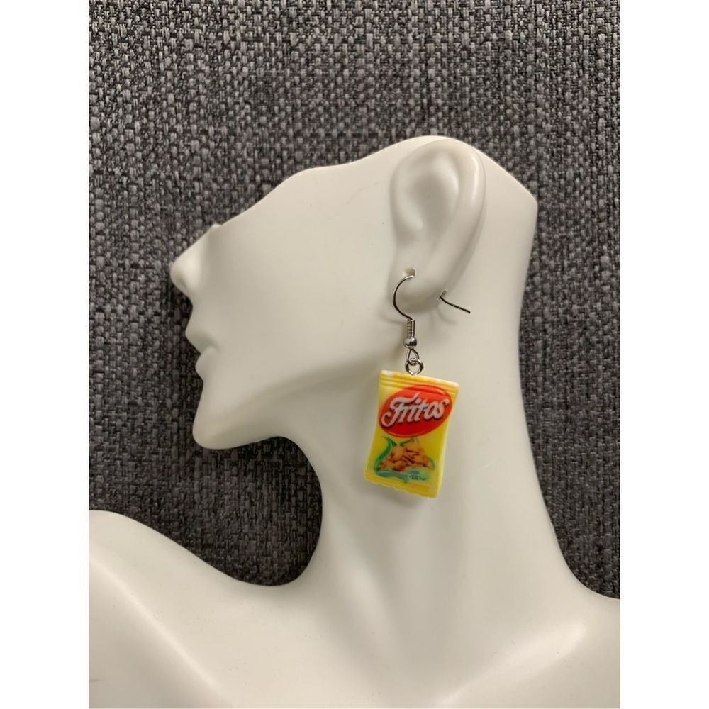 Corn Chip Novelty Earrings